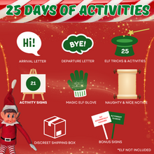 Load image into Gallery viewer, 2023 Christmas Elf Kit - 25 Days of Activities
