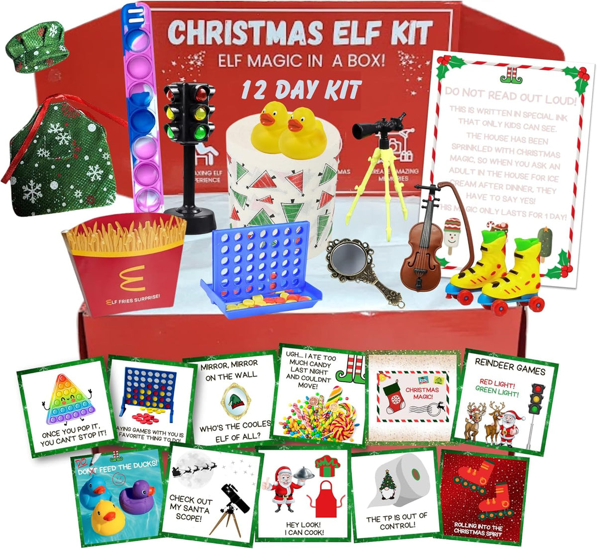 NorthPole Pro™ 2024 Elf Kit for Christmas - 12 Days of Activities ...