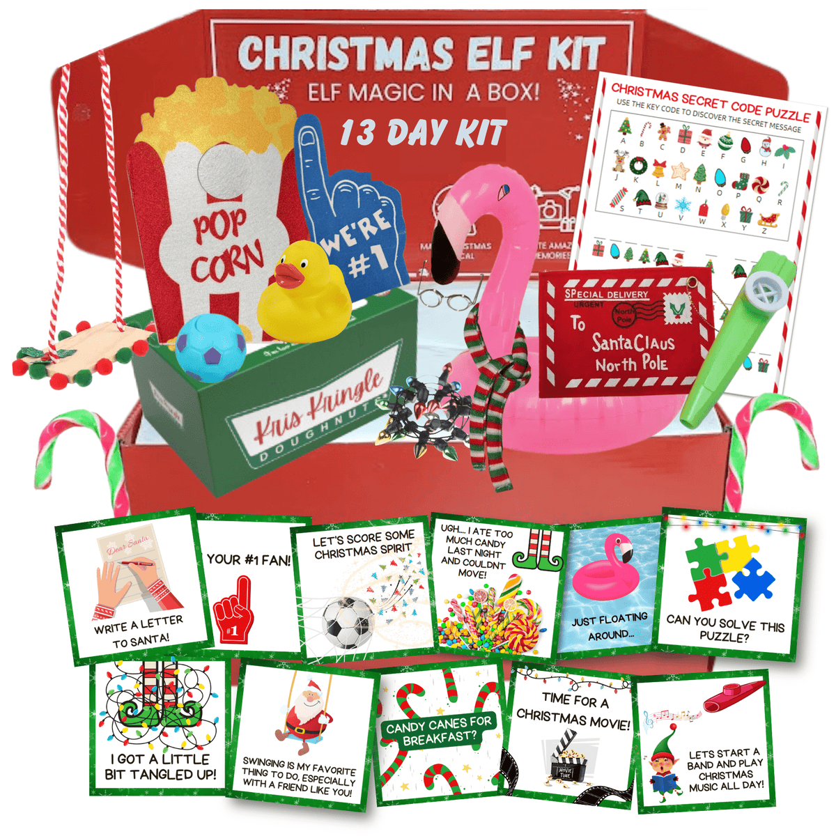 NorthPole Pro™ 2024 Elf Kit for Christmas - 13 Days of Activities ...