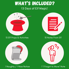 Load image into Gallery viewer, NorthPole Pro™ 2024 Elf Kit for Christmas - 13 Days of Activities - XOXO Parents