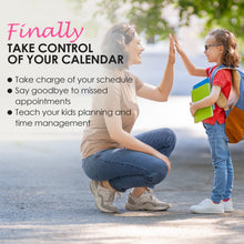 Load image into Gallery viewer, Dry Erase Calendar for Fridge - White - XOXO Parents