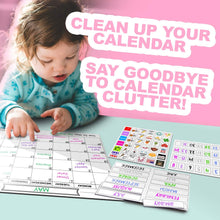 Load image into Gallery viewer, Magnetic Month Labels, Dates & Holidays (White) - XOXO Parents