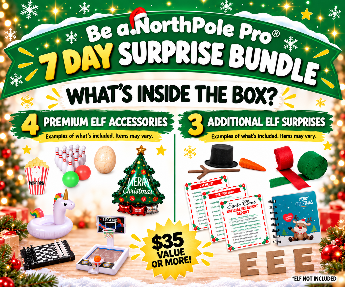 NorthPole Pro® 7-Day Elf Mystery Box