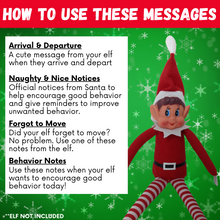 Load image into Gallery viewer, 12 Notes from Christmas Elf
