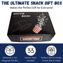 Load image into Gallery viewer, Movie Night Gift Box Set Snacks + Movie Night Bingo &amp; More
