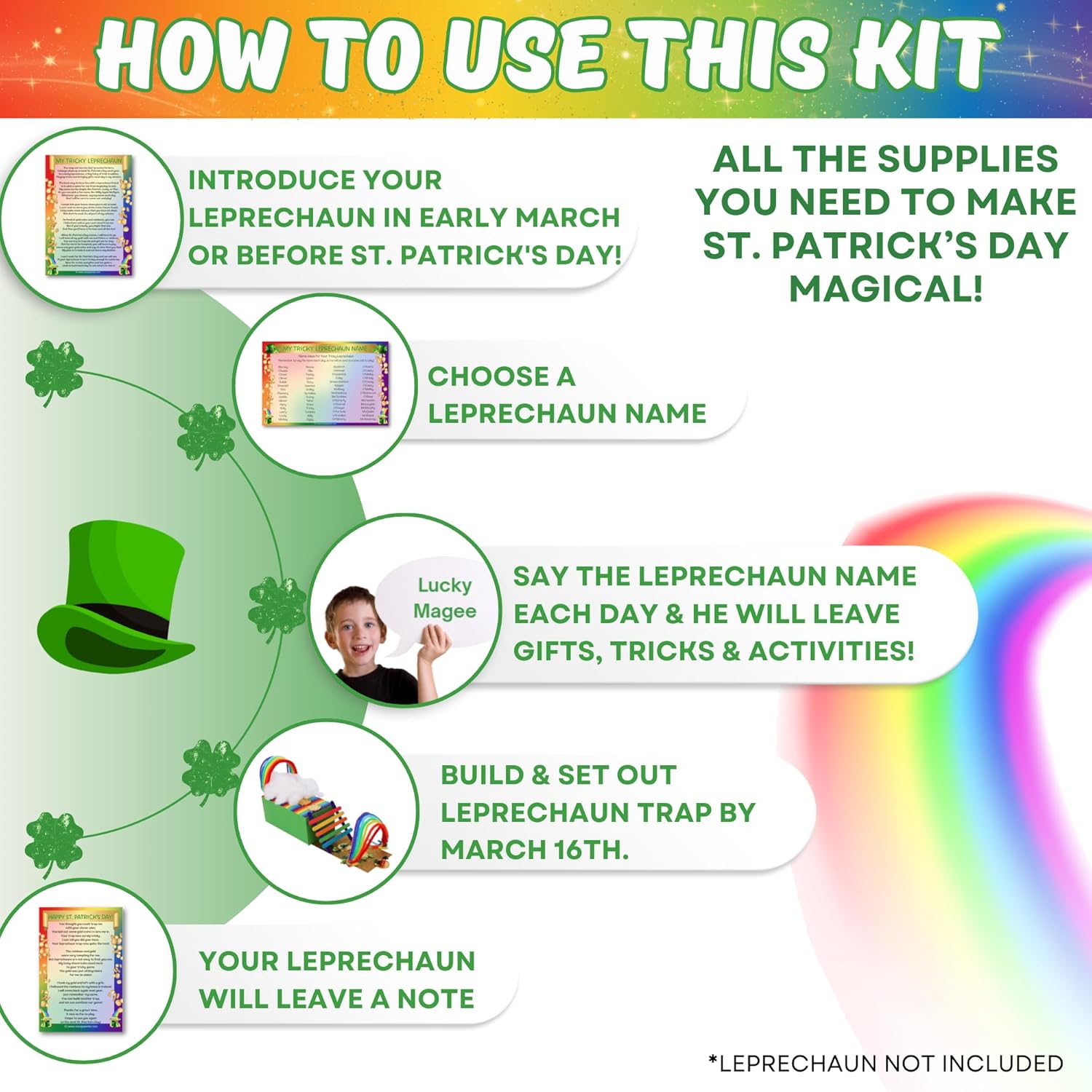 Leprechaun Trap Kit - XOXO Parents