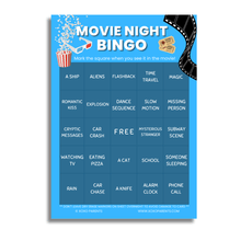 Load image into Gallery viewer, Movie Night Bingo Cards - XOXO Parents
