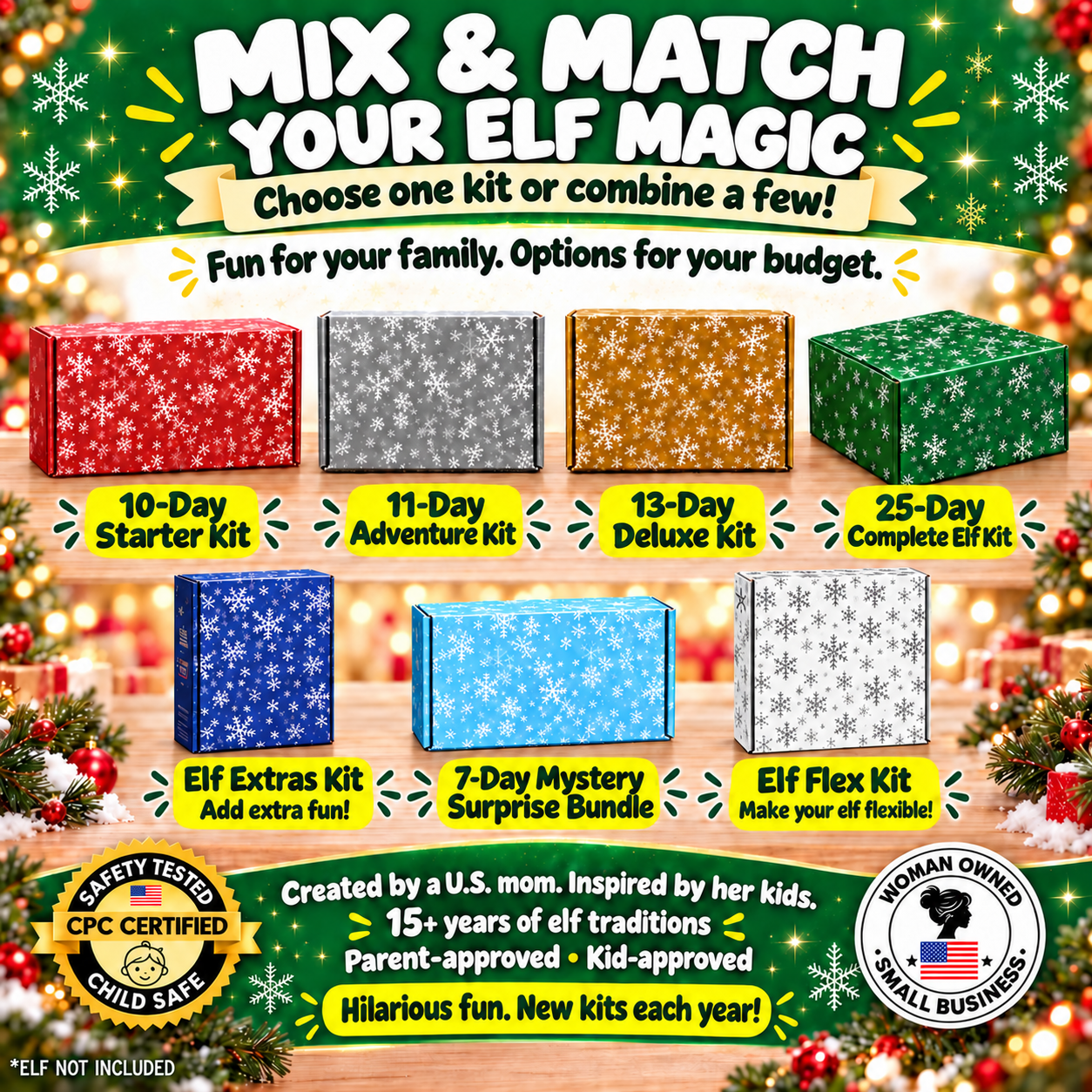 NorthPole Pro® 25-Day Christmas Elf Kit - XOXO Parents
