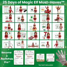 Load image into Gallery viewer, NorthPole Pro™ 25 Day Christmas Elf Kit - Magic Elf Must - Haves™ &amp; Elf Magic in a Box™ - XOXO Parents
