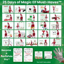 Load image into Gallery viewer, NorthPole Pro™ 25 Day Christmas Elf Kit - Magic Elf Must - Haves™ &amp; Elf Magic in a Box™ - XOXO Parents
