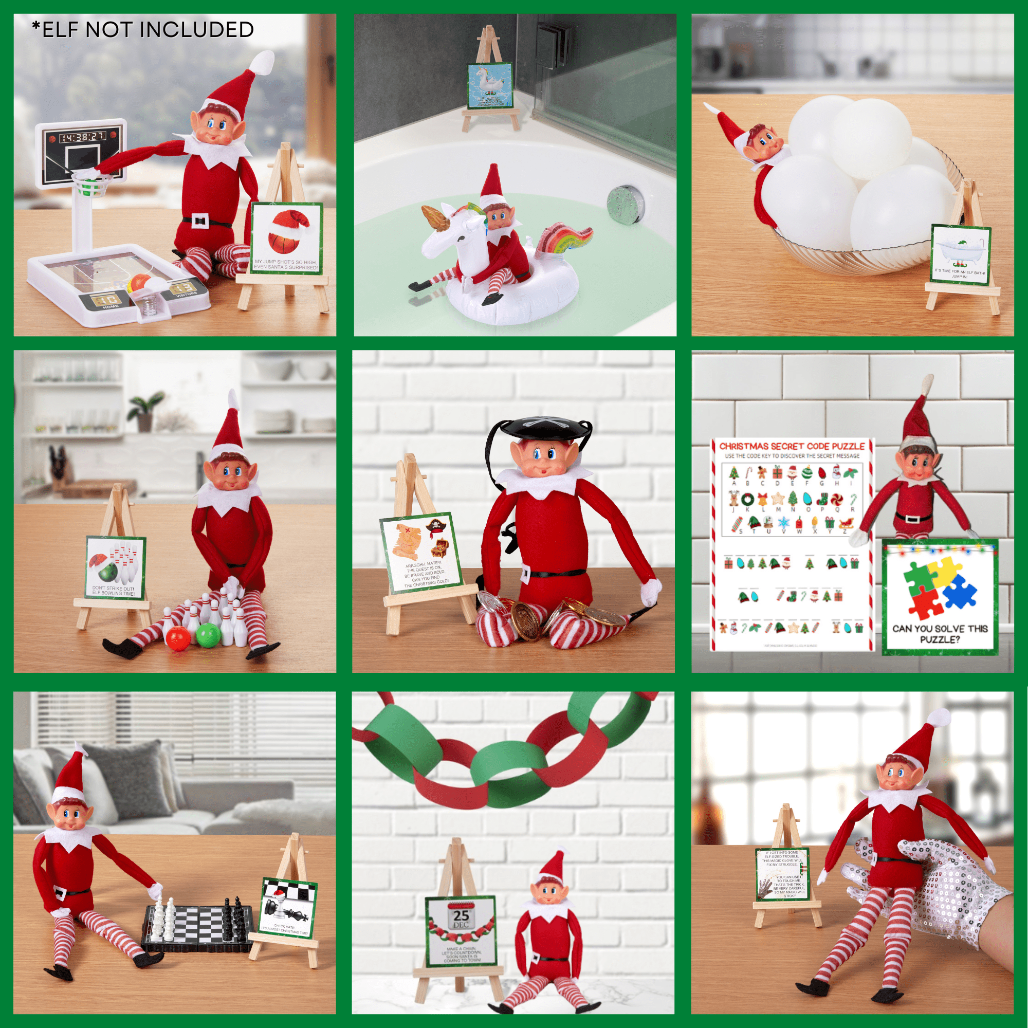 NorthPole Pro™ Elf Kit for Christmas - 24 Days of Activities
