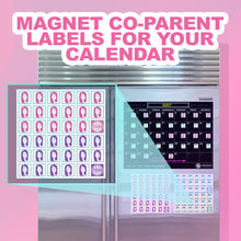 Load image into Gallery viewer, Magnet CoParenting Labels - XOXO Parents
