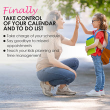 Load image into Gallery viewer, Magnet Chore Chart + Calendar + To Do List (Black) - XOXO Parents
