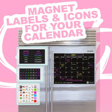 Load image into Gallery viewer, Colorful Magnetic Numbers and Month Labels - XOXO Parents
