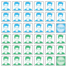 Load image into Gallery viewer, Magnet CoParenting Labels - XOXO Parents
