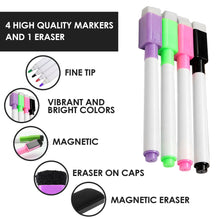 Load image into Gallery viewer, Magnet Chore Chart + Calendar + To Do List (White) - XOXO Parents

