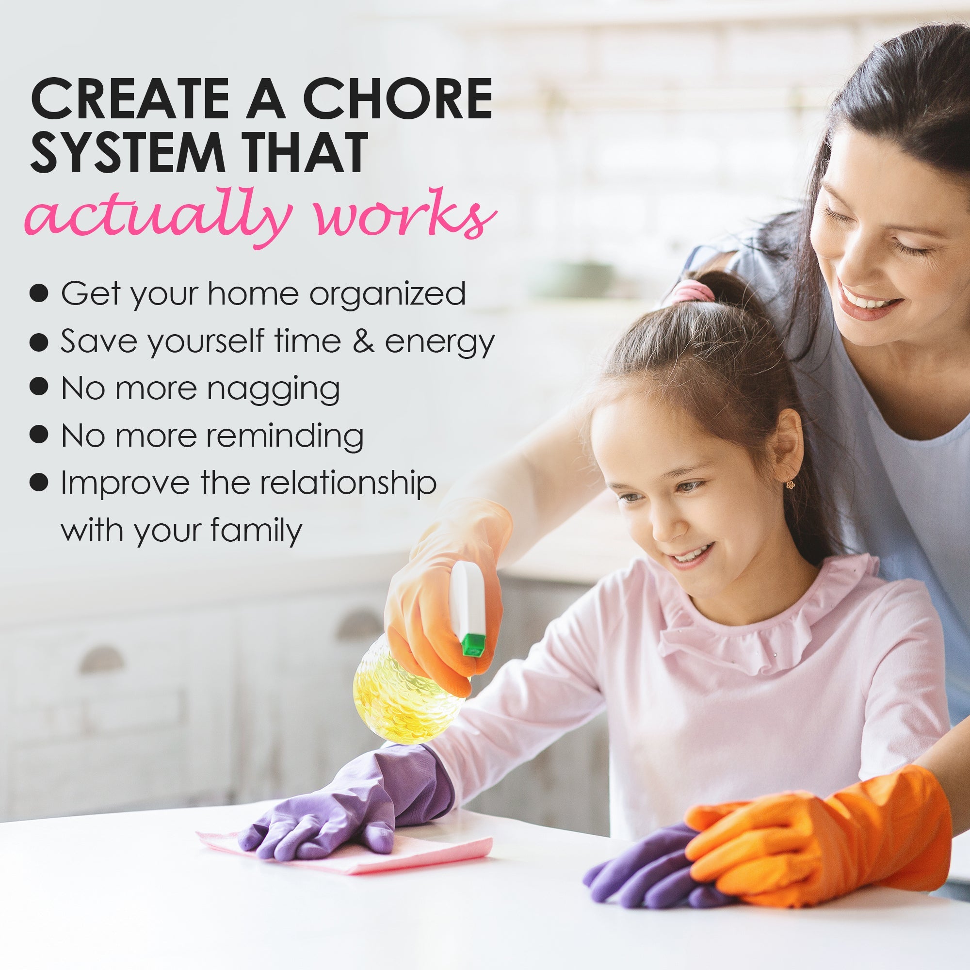 Magnet Chore Chart + Calendar + To Do List (White) - XOXO Parents