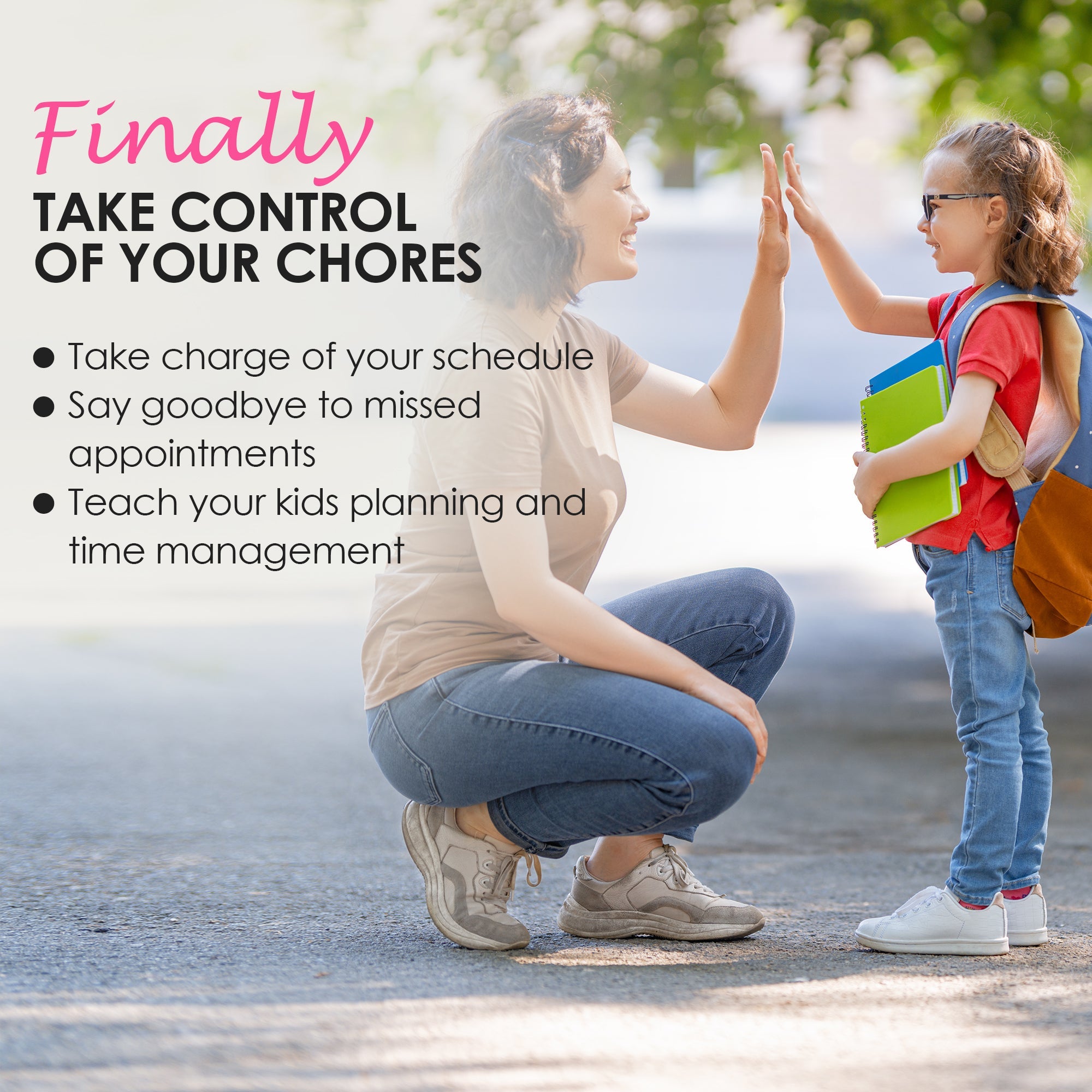 Magnet Chore Chart for Kids - White - XOXO Parents
